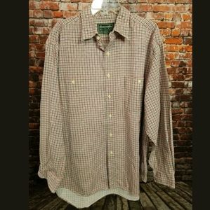 Abercrombie & Fitch Mens Plaid Polo Shirt ButtonXL. WB